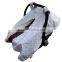 2016 Summer Style Chevron Patterns Super Soft Personalized Lt Grey Canopy Car Seat Cover