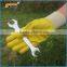 BSSAFETY yellow nitrile 3/4 dipped oil resistant waterproof work glove