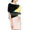 Top fashion women's multicolor 100% sheep full skin jacket