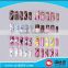 Custom pulseiras nfc led nail sticker
