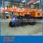 3 ton telescopic boom crane mounted on tricycle chassis