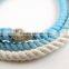 Rope Dog Leash - Cotton - Ombre Blue