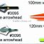 Outdoor Shooting CS Archery Hunting Foam Arrowhead with Screwed on off Fiberglass Arrow