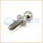 Factory Supply 4.6-8.8 Grade Zinc-coating Ball Head Screw