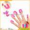 26 Pcs of 10 Sizs Reusable Spill Resistant Manicure Finger Cover Nail Art Polish Guide Stencil Shield