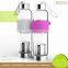 Fashional Pyrex Glass Fruit Infuser Water Bottle