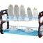 Metal Wire Classical Dish Rack With Tray