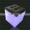 Factory Direct Sale LED Lighted Plastic RGB Cube for Table and Seat