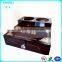 Black acrylic hotel toiletry boxes,flip lid acrylic black boxes