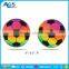 2017 New design rainbow color kid pvc toy ball