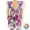 Latest Design Baby Frock Dress Floral Girls Party Dress Wholesale Boutique Baby Girl Birthday Dresses