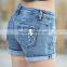 Breathable sexy ladies ripped short jeans pants shorts women jeans tight jeans 2016