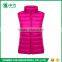 New Look Korean Style Winter Lightweight Slim Fit Lady Duck Down Vest for Sale