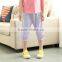 Newest Fashion Girl Casual Loose Linen Trousers,Kids Elastic Hems Pants