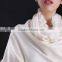 Ladies fashion cashmere fur trim evening dress cape