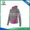 New Design Splicing Color Fabric Women Sport Hooded Pullover Sweatshirt With Your Logo