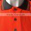 Hi Viz orange polyester birdeye protective safety low price generic tape security polo shirt