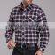 Bulk wholesale plaid flannel shirt European & America style with competitive price