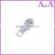 #4 invisible tear drop nylon slider N/L