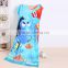 China manufacture reactive printing velour beach towel one sided cotton terry