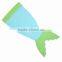 Fashion Contrast Colors Fleece Shark Tail Sleeping Bags for Toddlers