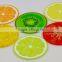 Fruit Slice Silicone Drink Coaster 9x9cm (3.5") Novelty Design