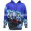 Custom xxxxl hoodies men plain 100% polyester dri fit hoodies
