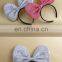 Hotest Cute sequin bow big ear with 1cm satin Headband for kids