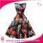Wholesale Price Factory 1950s Vintage Floral Swing Dress For Ladies
