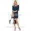 Long sleeve white dot printing online shopping india lady dress shirt