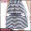 Latest Fashion Black And White Stripe Mini Grils Skirts High Waist Flared Prom Short Skirt