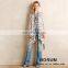 Designed spring striped pattern ladies new stylish casual tops
