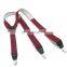 Fashion brand High quality Gift box packing 3 clips real leather adult suspenders