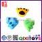 Promotional items wholesale custom made paw shape pet plush toys with sound for dogs