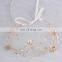 Princess Girl Hairwear Headpiece Charming Maple Leaf Headbands Crystal Hair Vine Bridal Jewelry Party Prom Dress Hair Accessory