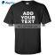 100% Cotton Man's Black T-shirt