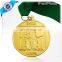 Factory Direct Sell 3D Grain Gold Medal with Sticker