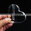 Small clear luxury desktop heart shaped vase