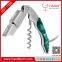 Green Color Professional Stainless Steel With Moonstone Resin Inlay All-in-one Corkscrew, Bottle Opener and Foil Cutter