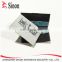 OEM Soft Stitch Woven Labels Stickers Self Adhesive Backing Tags