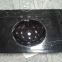 China Black Marble Sinks,Black Marqunia Marble Round Sinks, Marble Basins