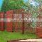 Weathered corten steel screen decorative garden fence panels