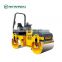 shantui double drum vibration roller 3 tons static road roller