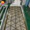 JYF0030 Champagne gold mirror finish stainless steel room screen divider