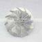 T81 444827-0001/17 75.94/106.00mm 6+6 Blades Turbo Billet/milling/aluminum 2618 Compressor Wheel for 465622-0002/3/4/5/6/7/9/10