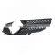 Matte Black 1x Front Grille Mesh Cover 2003-2009 For Mercedes-Benz SL-Class R230