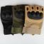 High-end tactical hunting and riding sports outdoor half-finger gloves