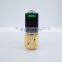 Normally open/close direct acting brass gas valve zero-pressure start 1/8" 1/4" BSP 1.5mm/2.5mm/4mm NBR 3/2 way solenoid valve