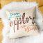 Customized Sublimation linen Cartoon Printed Decorative Pillow Case