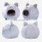Hot Selling Luxury Semi-closed Doghouse Winter Autumn Pet House Thickened For Deep Sleep